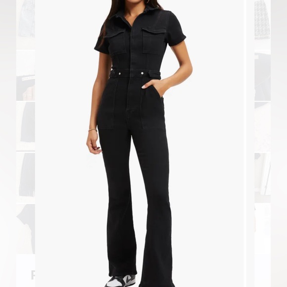 Good American Black Jumpsuit, Size 3 - Picture 1 of 5